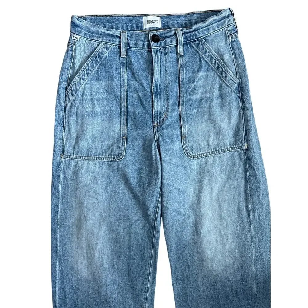 Citizens of Humanity Ayla Baggy Jeans Zenith Size 27 - Picture 9 of 12